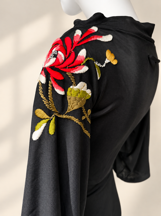 Jean Paul Gaultier S/S 1999 Floral Kimono Dress