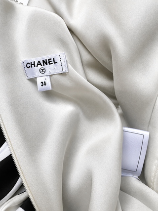 Chanel Wave Rare Maxi Floral Silk Dress