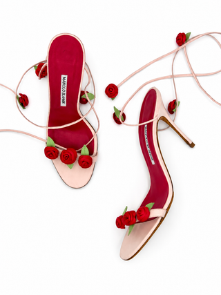 Manolo Blahnik Rose Heels (39.5)