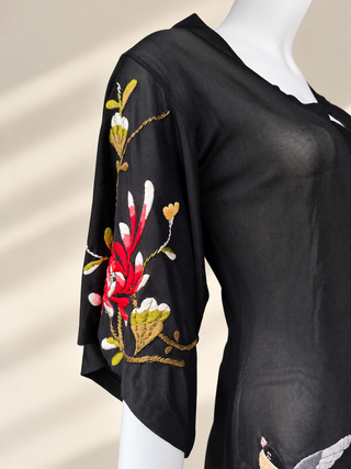 Jean Paul Gaultier S/S 1999 Floral Kimono Dress