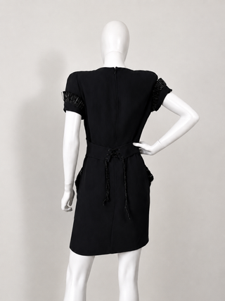 Thierry Mugler S/S 1995 Runway Raffia Dress