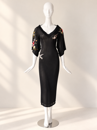 Jean Paul Gaultier S/S 1999 Floral Kimono Dress
