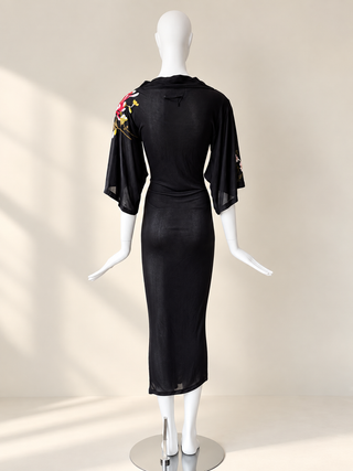 Jean Paul Gaultier S/S 1999 Floral Kimono Dress