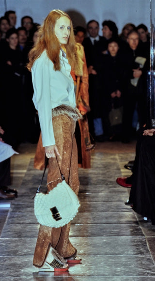 Fendi 1999 Fur Runway Pants