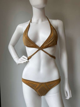 Gucci Tom Ford 2005 Runway Brown Bikini