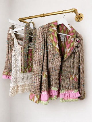Chanel 4-Piece 2004 Tweed Suit Set