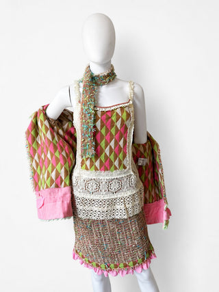 Chanel 4-Piece 2004 Tweed Suit Set