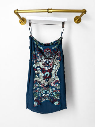 Yves Saint Laurent by Tom Ford Dragon Motif Skirt