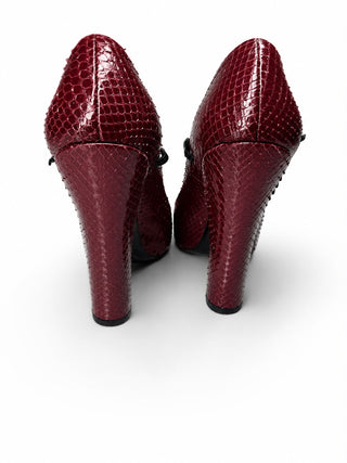 Louis Vuitton by Marc Jacob’s Red Python Runway Heels