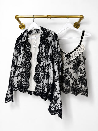 Christian Dior by John Galliano Lace Jacket and Top Set