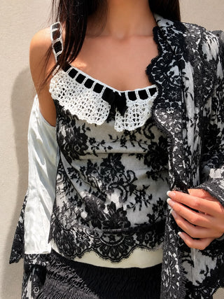 Christian Dior by John Galliano Lace Jacket and Top Set