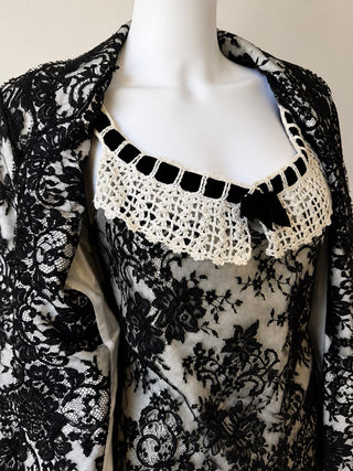 Christian Dior by John Galliano Lace Jacket and Top Set