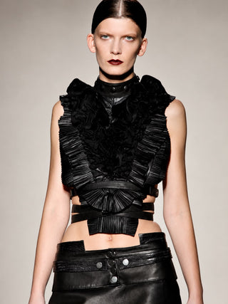 Givenchy by Riccardo Tisci’s 2011 Leather Top