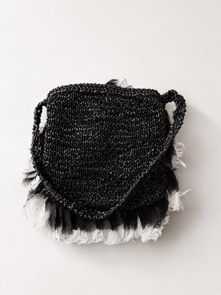 Tom Ford 2004 Feather Runway Crossbody Bag