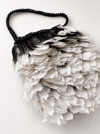 Tom Ford 2004 Feather Runway Crossbody Bag