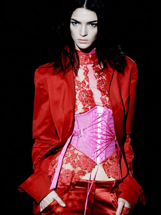 Gianfranco Ferre 2003 Lace Corset Top