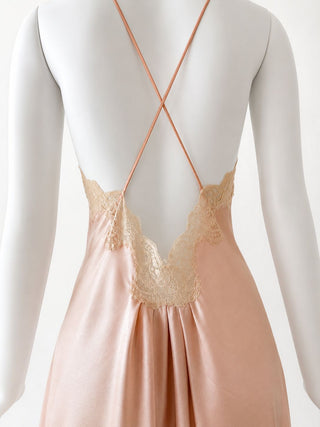 Christian Dior 1980’s Peach Lace Slip Dress