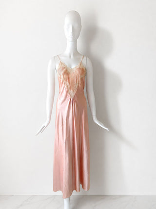 Christian Dior 1980’s Peach Lace Slip Dress