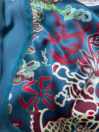 Yves Saint Laurent by Tom Ford Dragon Motif Skirt