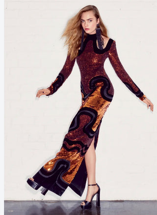 Tom Ford 2015 Runway Sequin Gown